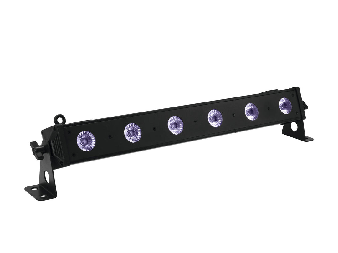 EUROLITE Set 2x LED BAR-6 QCL RGBW + mjuk väska
