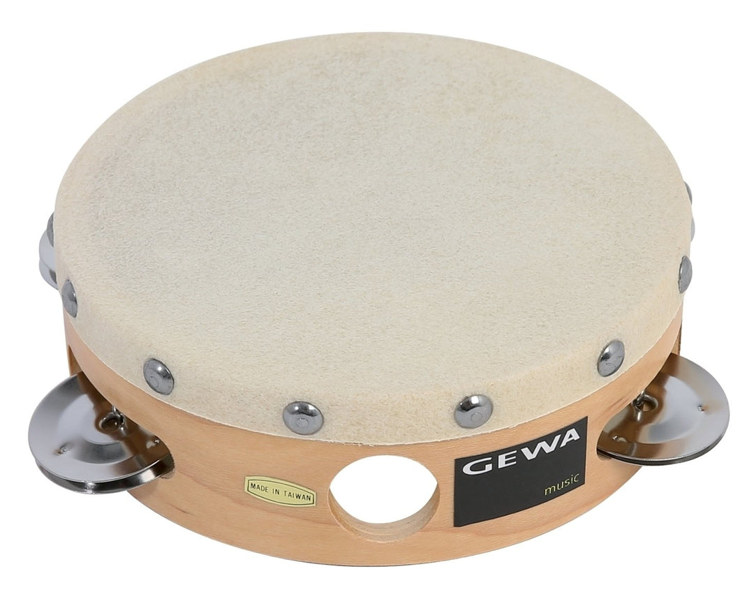GEWA tamburin Traditional med snäckor - 6"