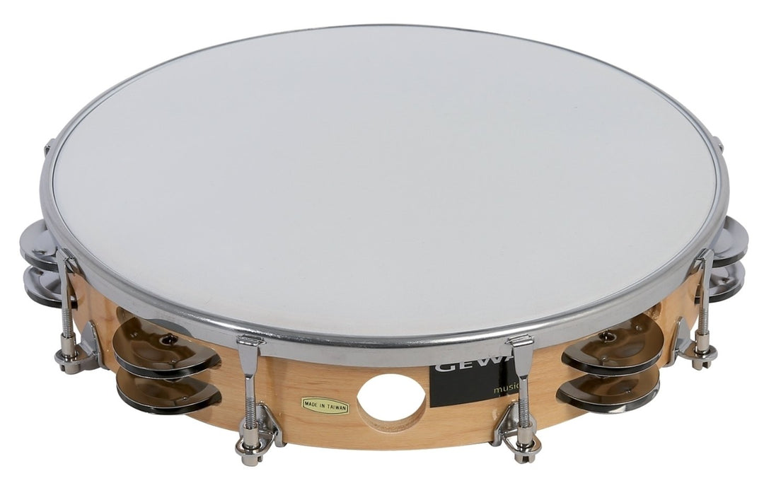 GEWA tamburin Traditional med jinglor - 10"