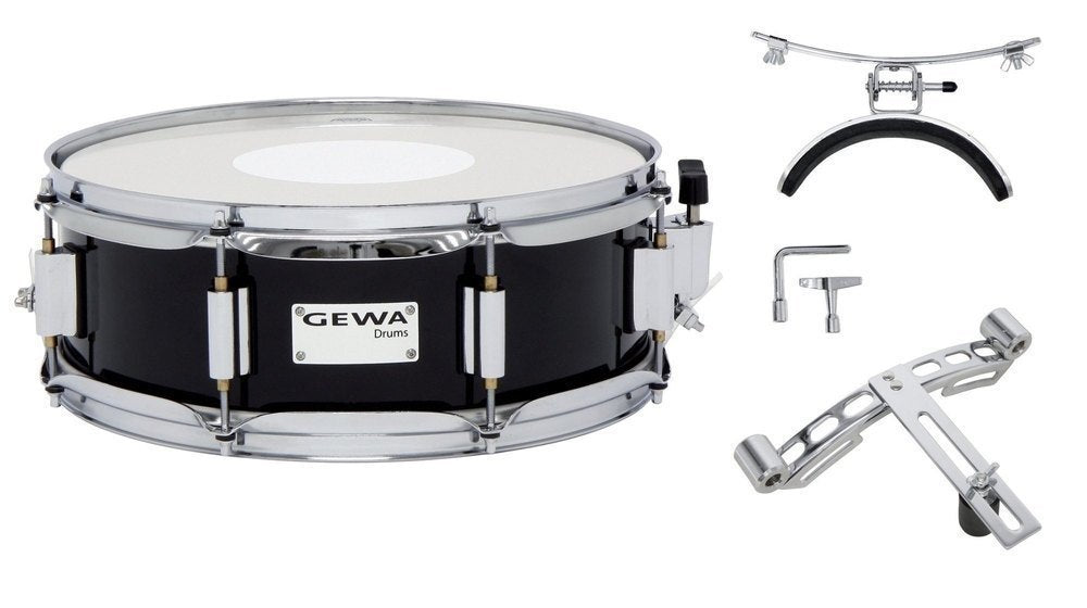 GEWA marchtrumma 13" x 5", laminerad björk, svart