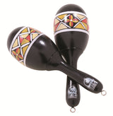 Toca shaker maracas i målat trä (T3132)