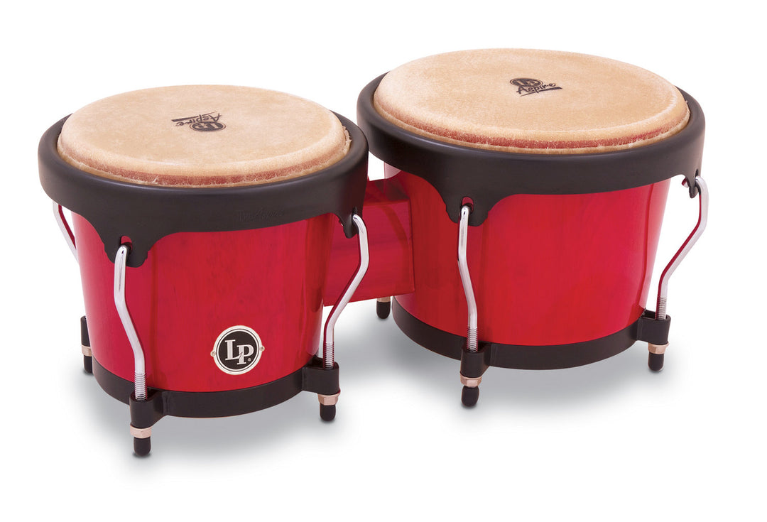 Latin Percussion bongo Aspire - rött trä (LPA601-RW)