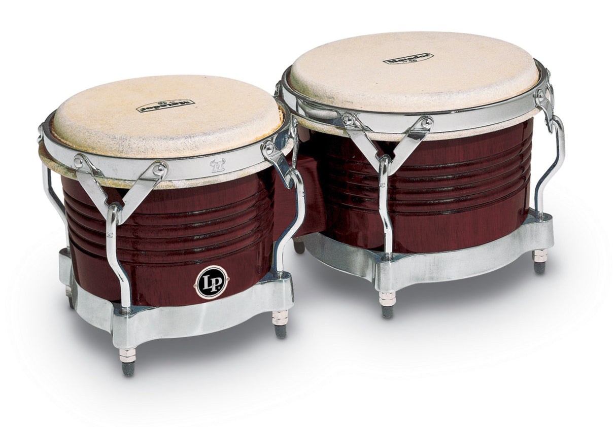 Latin Percussion bongo Matador trä - mandelbrun (M201-ABW)
