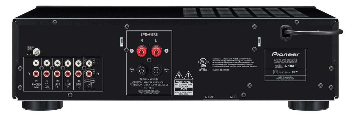 Pioneer A-10AE HI-FI-förstärkare (svart, 2x50W)