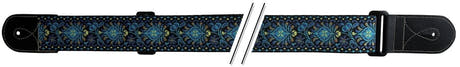 GEWA gitarrremmar F&S Folk Jacquard - blå-gul