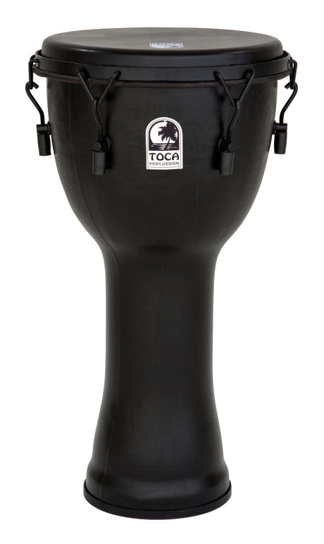 Toca Djembe Freestyle mekaniskt stämd - svart mamba (SFDMX-12BM)