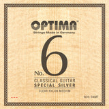 Optima Strängar för klassisk gitarr No. 6 Special Silver - Set Nylon medium (NO6.SNMT)