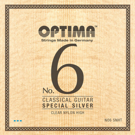 Optima Strängar för klassisk gitarr No. 6 Special Silver - Set Nylon high (NO6.SNHT)