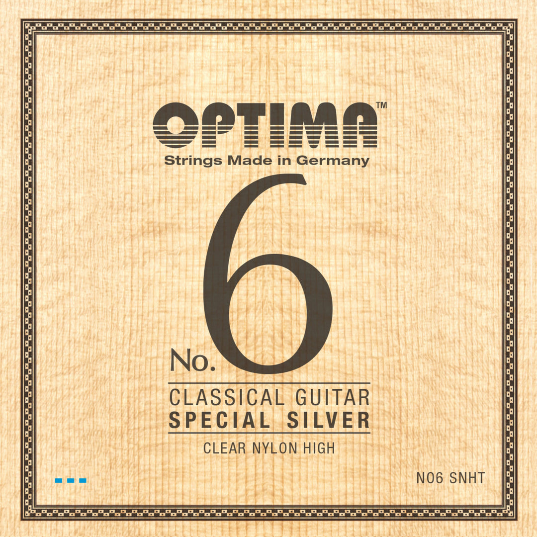 Optima Strängar för klassisk gitarr No. 6 Special Silver - Set Nylon high (NO6.SNHT)
