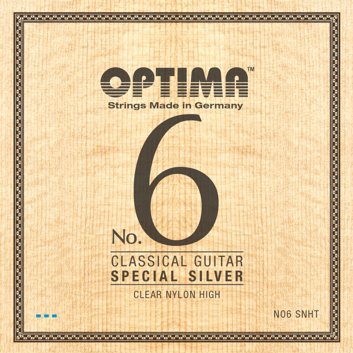 Optima Strängar för klassisk gitarr No. 6 Special Silver - Set Nylon high (NO6.SNHT)