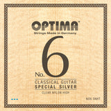 Optima Strängar för klassisk gitarr No. 6 Special Silver - Set Nylon high (NO6.SNHT)