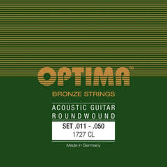 Optima strängar för akustiska Gitarrer bronssträngar - Set Custom-light (1727CL)
