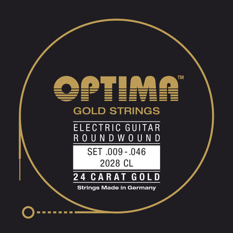 Optima 2028 CL Gold elgitarrsträngar, custom light