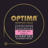 Optima Strings för elgitarr Gold Strings. Maxiflex - set (12028 EL)