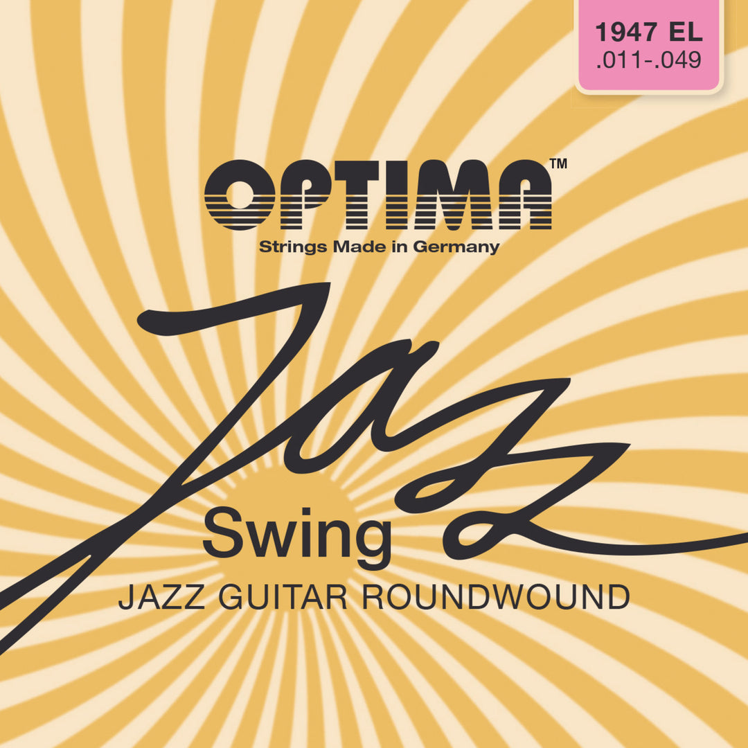 Optima strängar för elgitarr Jazz Swing krom roundwound - Set (1947EL)