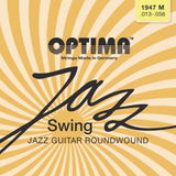 Optima strängar för elgitarr Jazz Swing krom roundwound - Set (1947M)