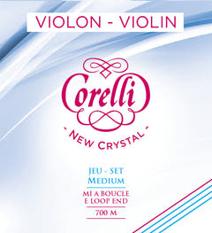 Corelli Fiolersträngar New Crystal - Medium (700M)