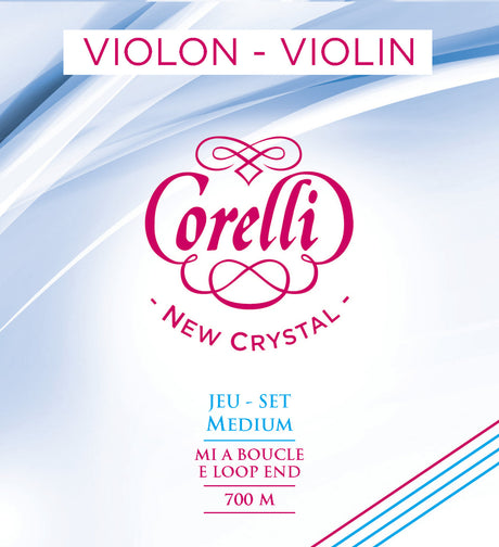 Corelli Fiolersträngar New Crystal - Medium (700M)
