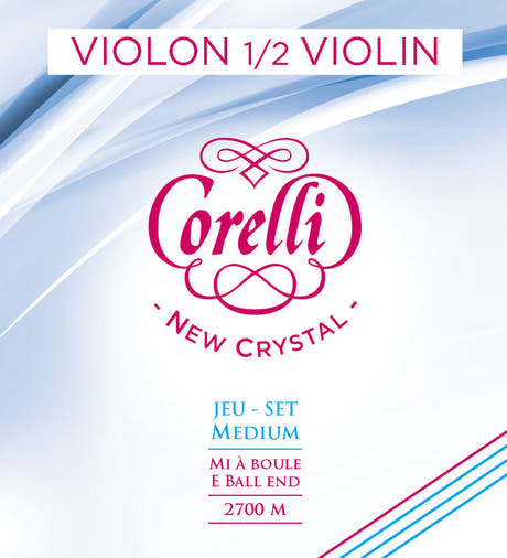 Corelli Fiolersträngar New Crystal - 1/2-set (2700M)
