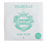 Jargar Cellos strängar YOUNG TALENT – kort mensur - D 3/4 medium (0,99mm)