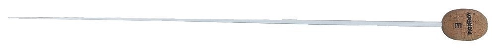 Pick Boy dirigentstav i vit glasfiber, 38 cm, modell E, korkgrepp