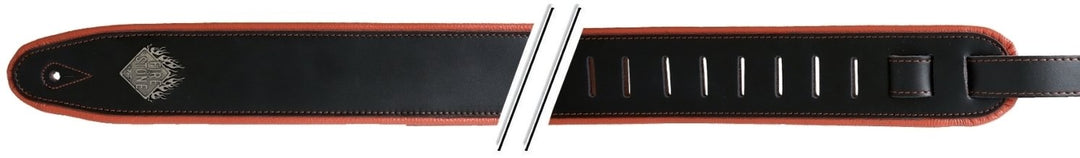 GEWA Gitarrerremmar F&S Comfort - svart/orange