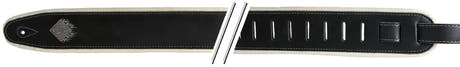 GEWA Gitarrerremmar F&S Comfort - Svart/Crème