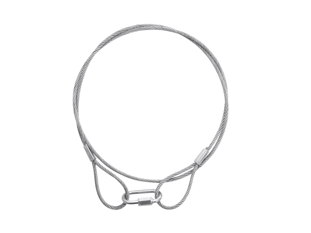 EUROLITE stållina (SC) 900x3mm silver