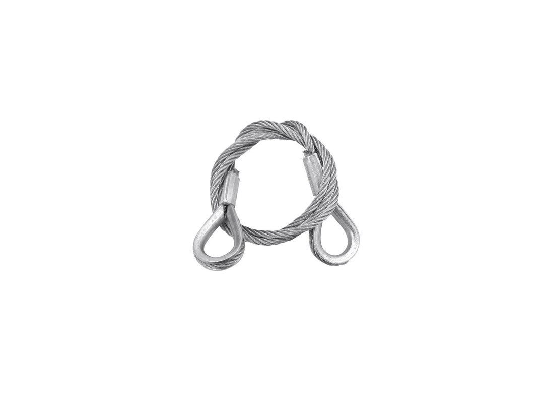 EUROLITE säkerhetsvajer B 3x600mm upp till 5kg silver