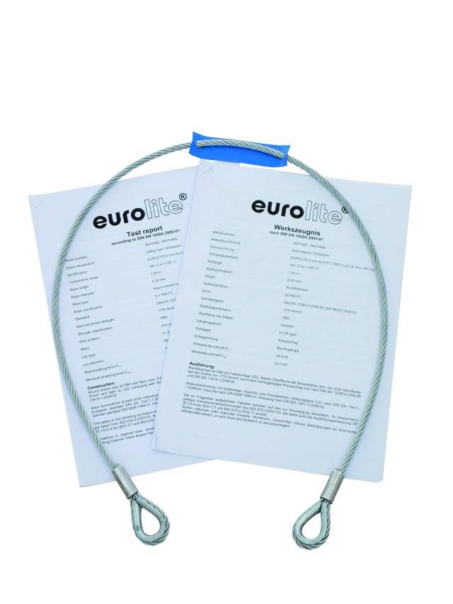 Säkerhetsvajer 100cm (15 kg) 4mm