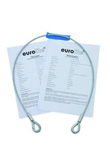 Säkerhetsvajer 100cm (15 kg) 4mm