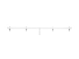 EUROLITE Cross Beam Q3W with TV spigot white