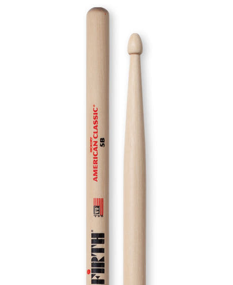 Vic Firth 5B trumpinnar (träspets)