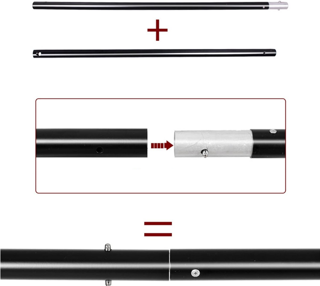 Bakgrundsstativ – 200x200cm med cover och 4 klämmor