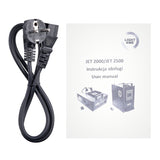 LIGHT4ME JET 2000 vertikal røgmaskine LED + IR fjernbetjening