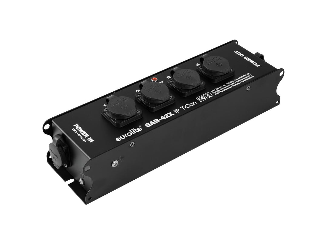 EUROLITE SAB-42X IP T-Con strömfördelningsbox