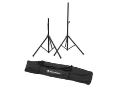 EUROLITE Set AKKU 2x Flat light 3 bk + Bar-6 + stativ