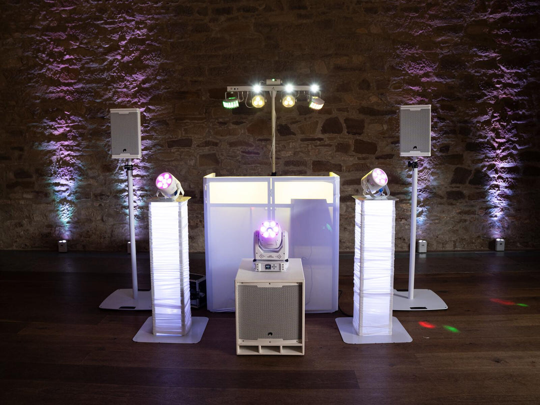 OMNITRONIC BPS-3 högtalarstativ vitt