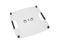 OMNITRONIC BPS-2 Högtalarstativ/basplatta vit