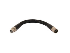 OMNITRONIC svanhals svart XLR/XLR, 47 cm