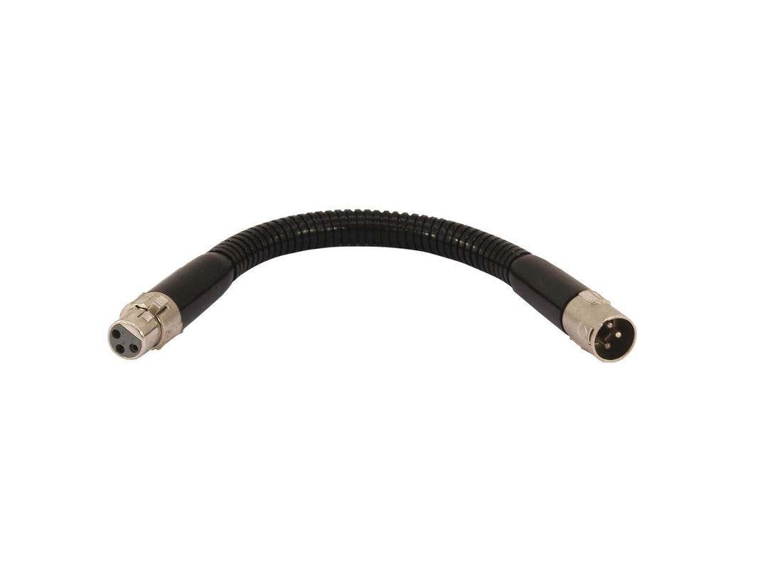 OMNITRONIC svanhals svart XLR/XLR, 47 cm