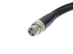 OMNITRONIC svanhals svart XLR/XLR, 47 cm