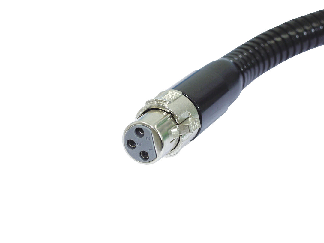 OMNITRONIC svanhals svart XLR/XLR, 47 cm