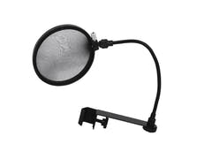 OMNITRONIC mikrofon-popfilter, svart