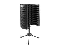 OMNITRONIC Set MIC CM-78MK2 Kondensatormikrofon med stor membranyta + AS-04 Absorbersystem för skrivbordsmikrofon