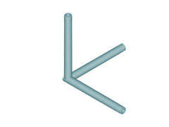 ALUTRUSS SINGLELOCK SPAL-S31 3-vägshörn 90° bk