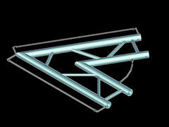 ALUTRUSS BILOCK BQ2-PAC20H 2-vägs hörn 60°