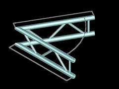 ALUTRUSS BILOCK BQ2-PAC20V 2-vägshörn 60°