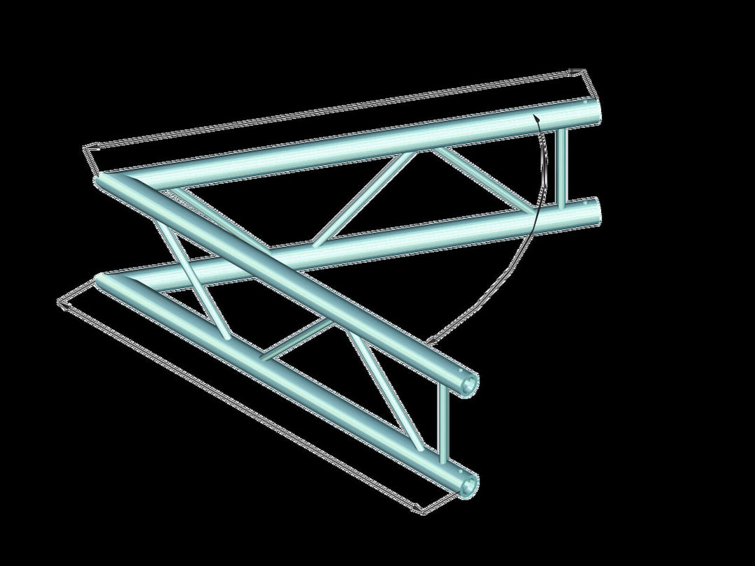 ALUTRUSS BILOCK BQ2-PAC20V 2-vägshörn 60°