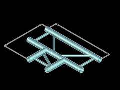 ALUTRUSS BILOCK BQ2-PAT35H 3-vägs T-stycke 90°